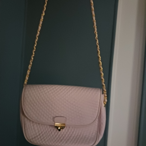 Giani Bernini Crossbody Purse Pink/ Gold - Picture 9 of 9